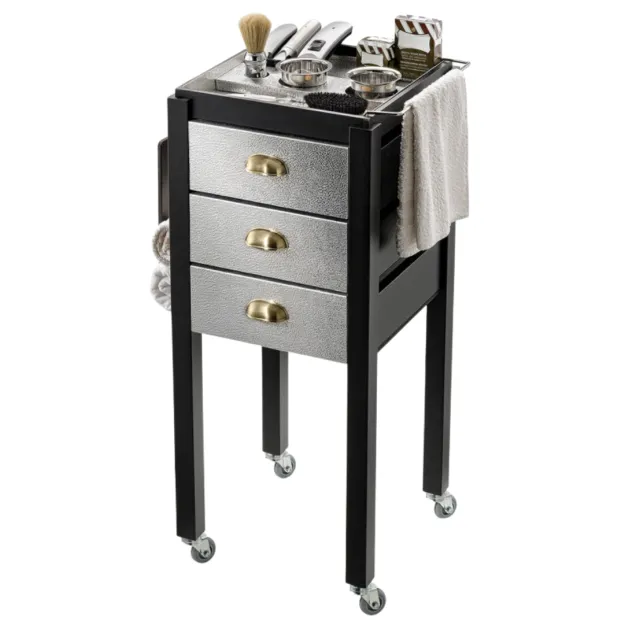 Carrello Barber Professionale in Legno