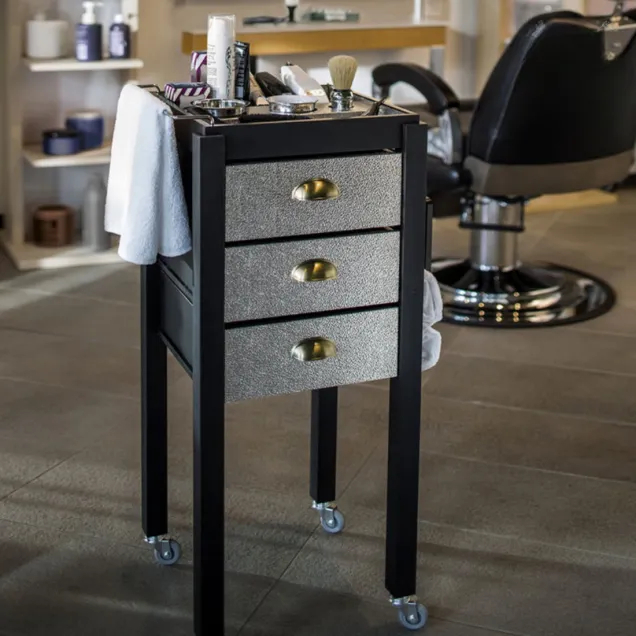 Carrello Barber Professionale in Legno | MADE ITALY