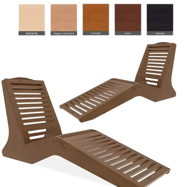 2 Lettini Relax per Spa e Centri Benessere in Legno | MADE IN ITALY