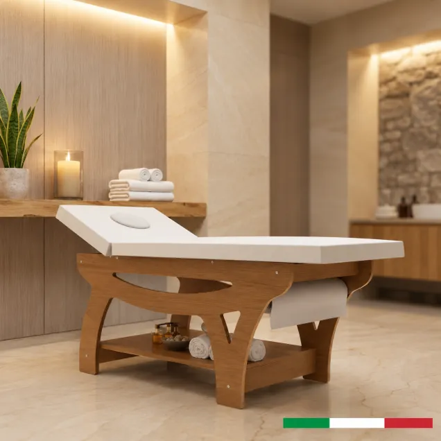 Lettino in Legno Cabina Centro Estetico