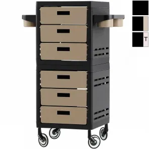 Carrello per Parrucchieri 6 Cassetti