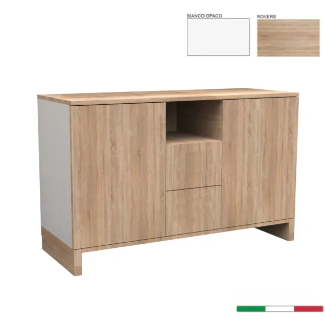 Mobile Centro Estetico con Finiture in Legno a Scelta