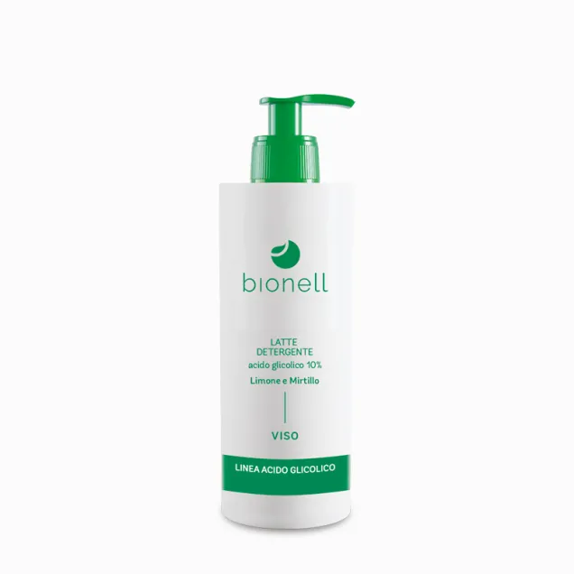 Latte Detergente Viso con Acido Glicolico 10%