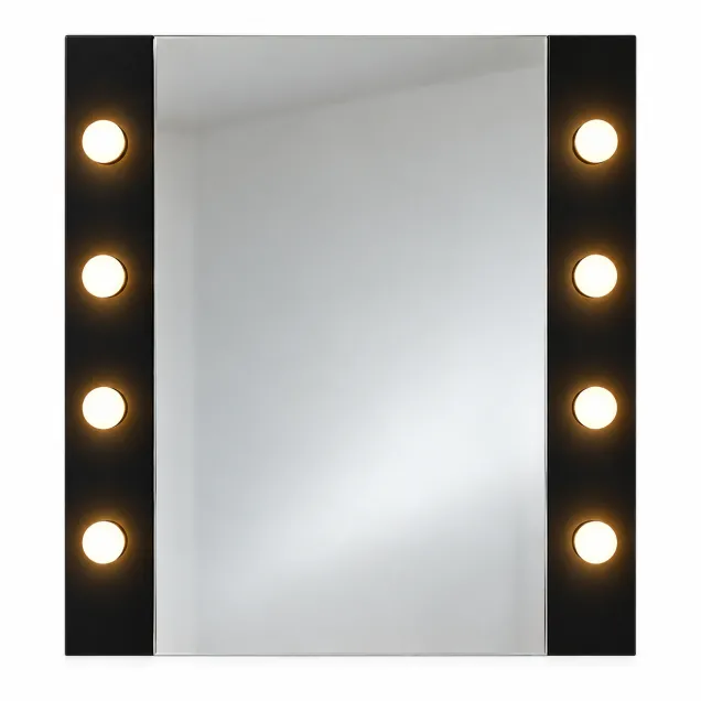 Specchio Make Up in Legno