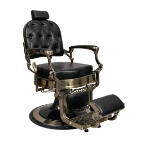 Poltrona Barber Professionale Vintage Bronzo